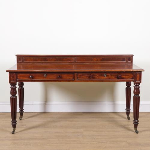 A REGENCY MAHOGANY SIDE TABLE