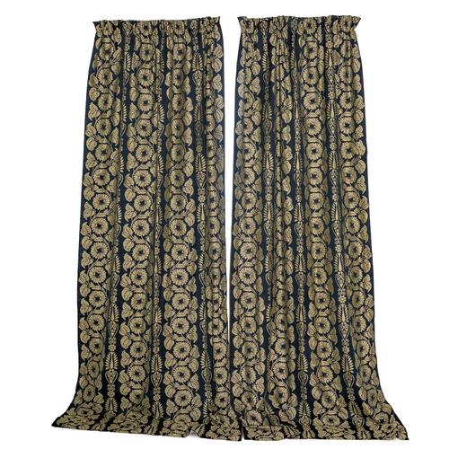 A PAIR OF CURTAINS