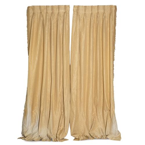 A PAIR OF CURTAINS