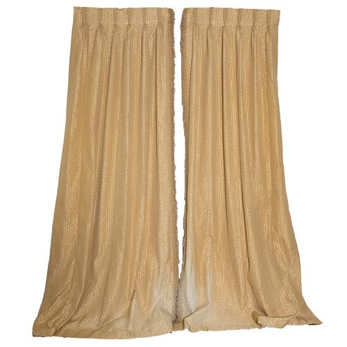 A PAIR OF CURTAINS