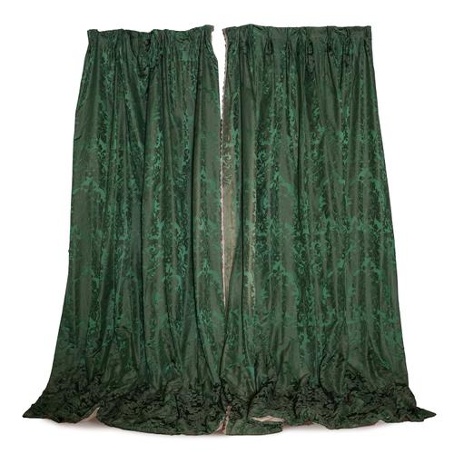A PAIR OF CURTAINS