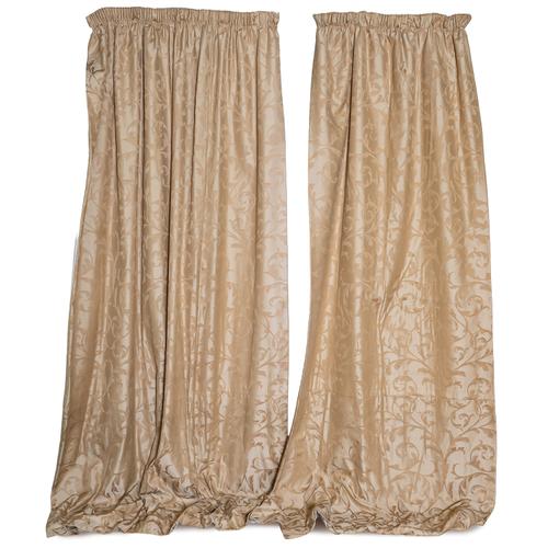 TWO PAIRS OF CURTAINS (2)