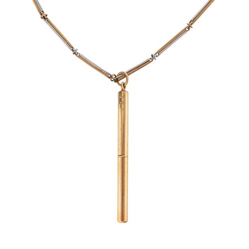 A GOLD CASED PROPELLING PENCIL