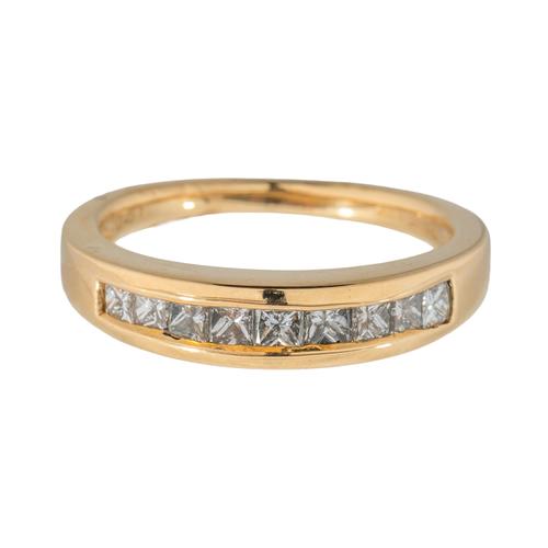 A DIAMOND HALF ETERNITY RING