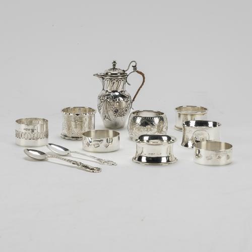 A GROUP OF SILVER AND FOREIGN WARES (11)
