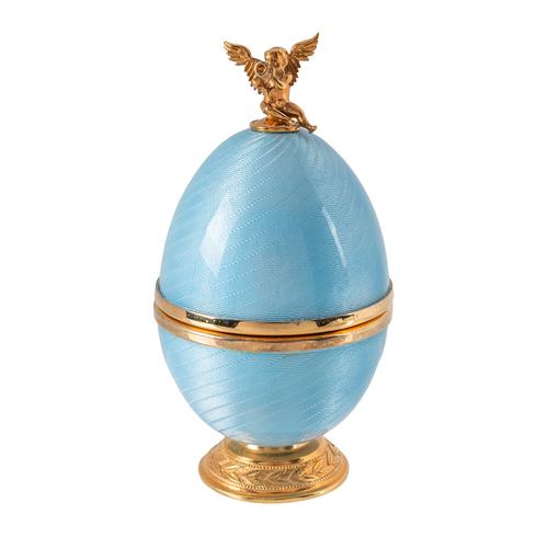A SARAH FABERGE ST PETERSBURG AUTUMN SEASONS EGG