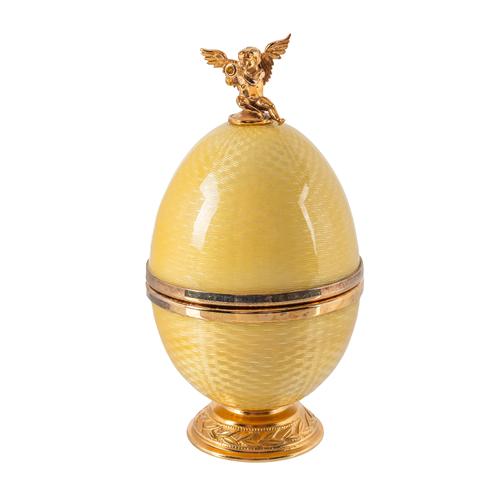 A SARAH FABERGE ST PETERSBURG SPRING SEASONS EGG