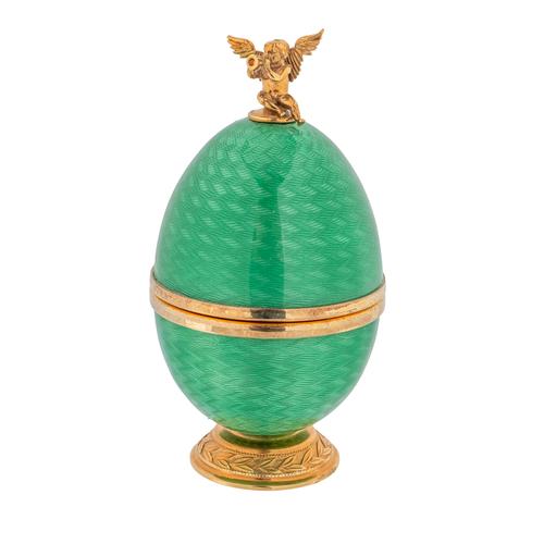 A SARAH FABERGE ST PETERSBURG SUMMER SEASONS EGG
