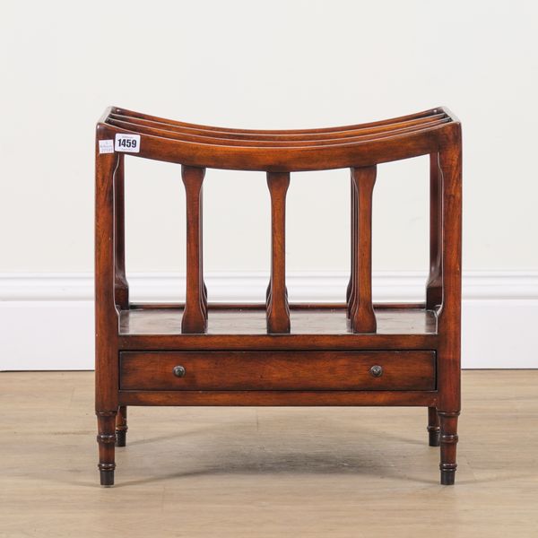 BRIGHTS OF NETTLEBED; A MAHOGANY THREE DIVISION CANTERBURY