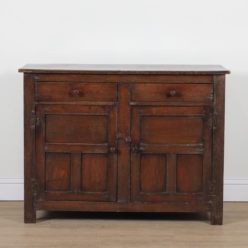 AN 18TH CENTURY STYLE OAK DRESSER BASE