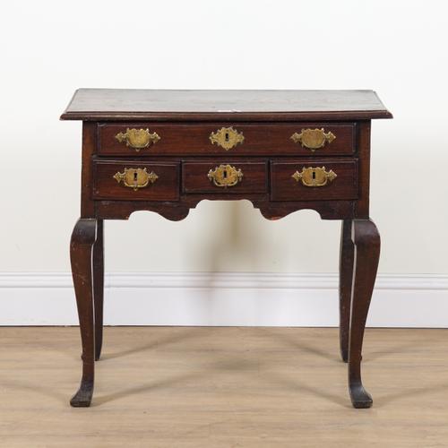 AN 18TH CENTURY OAK LOWBOY