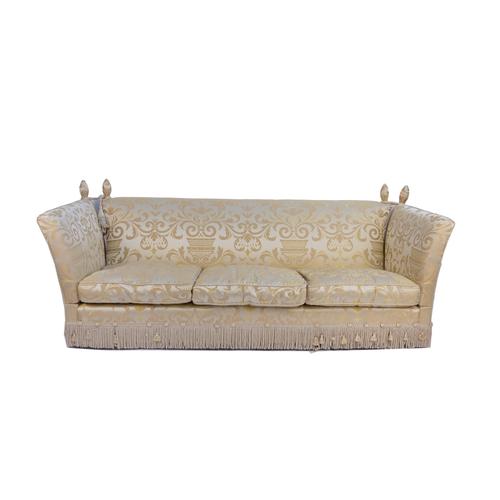 A LARGE KNOWLE SOFA