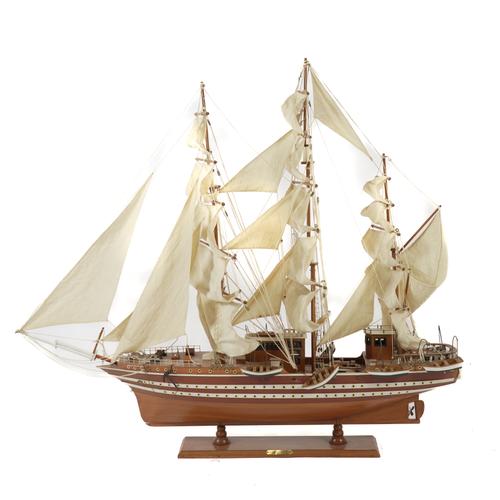 AMERIGO VESPUCCI: A MODEL OF THREE MAST TALL SHIP