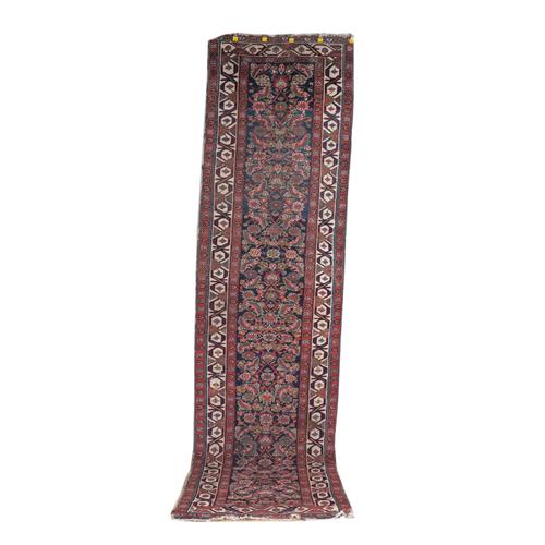 A FERAGHAN RUNNER, PERSIAN & A SENNEH KILIM, PERSIAN