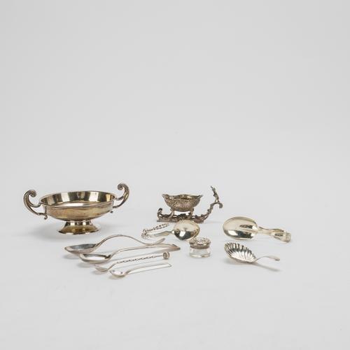 TEN ITEMS OF SILVER AND FOREIGN WARES (10)