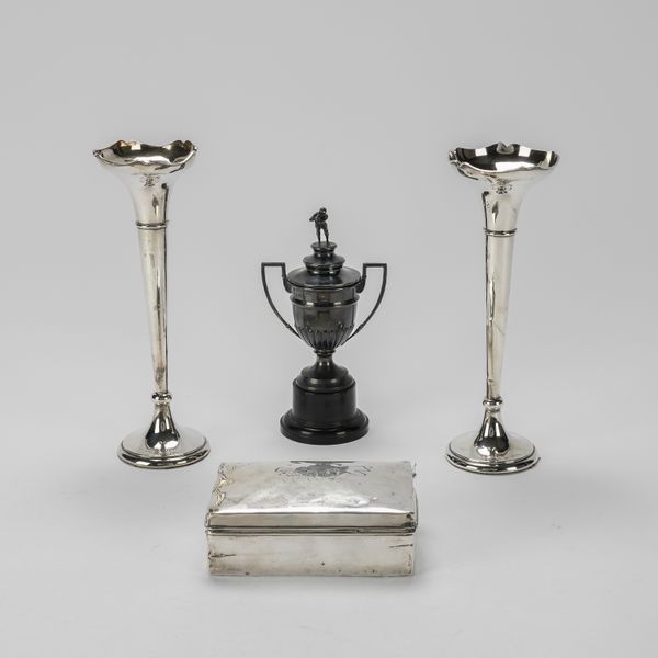 A GROUP OF SILVER (4)