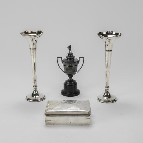 A GROUP OF SILVER (4)