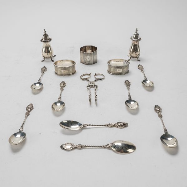 A GROUP OF SILVER (14)