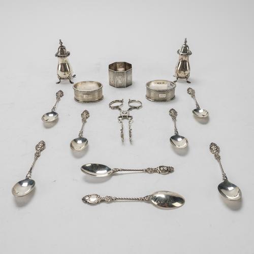 A GROUP OF SILVER (14)