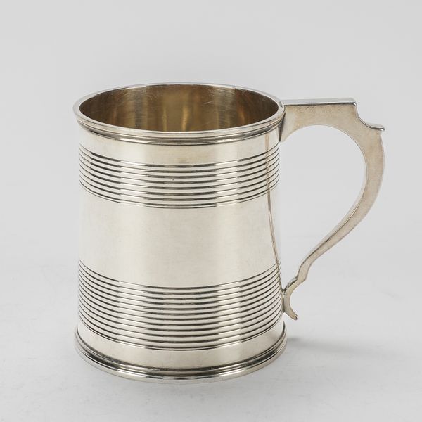 A WILLIAM IV SILVER MUG