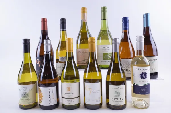 TWELVE BOTTLES CHILEAN WHITE WINE