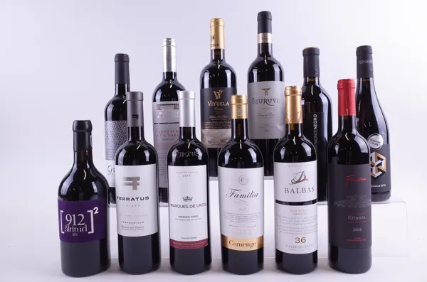 TWELVE BOTTLES SPANISH RED WINE