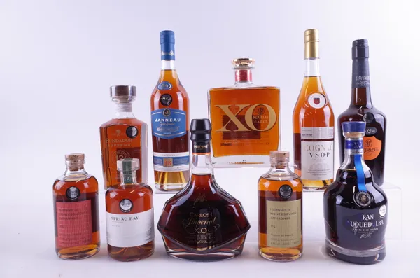 TEN BOTTLES BRANDY