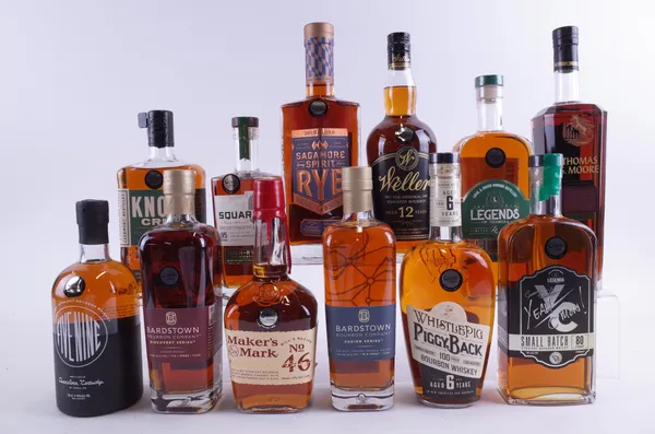 TWELVE BOTTLES AMERICAN WHISKEY