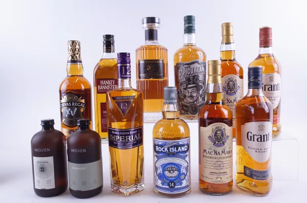 TWELVE BOTTLES BLENDED SCOTCH WHISKY