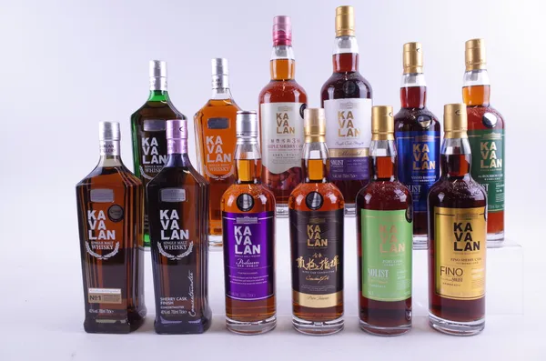 TWELVE BOTTLES TAIWANESE SINGLE MALT WHISKY