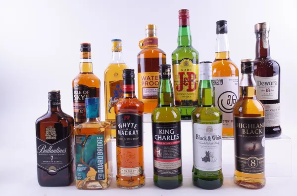 TWELVE BOTTLES BLENDED SCOTCH WHISKY