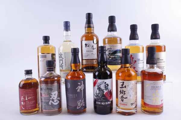 TWELVE BOTTLES JAPANESE WHISKY