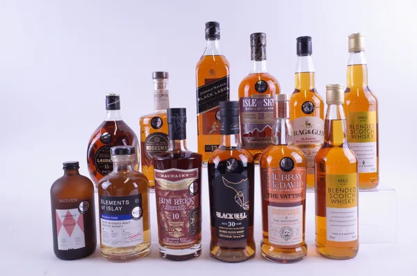 TWELVE BOTTLES BLENDED SCOTCH WHISKY