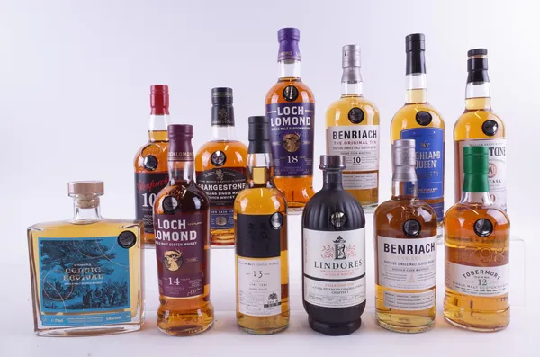 TWELVE BOTTLES SINGLE MALT SCOTCH WHISKY