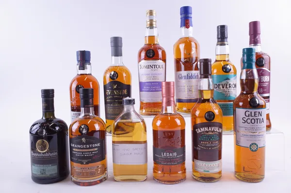 TWELVE BOTTLES SINGLE MALT SCOTCH WHISKY