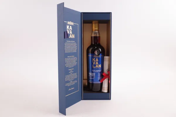 ONE BOTTLE KAVALAN SOLIST SINGLE MALT WHISKY