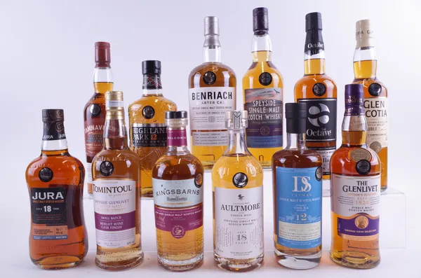 TWELVE BOTTLES SINGLE MALT SCOTCH WHISKY