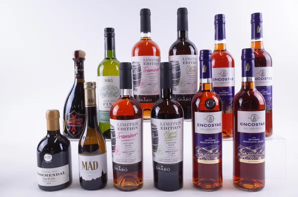 TWELVE BOTTLES FORTIFIED WINE