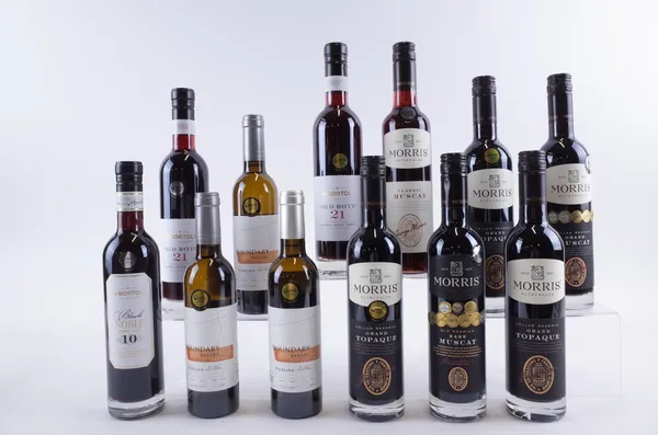 TWELVE BOTTLES FORTIFIED WINE