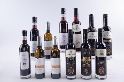 TWELVE BOTTLES FORTIFIED WINE