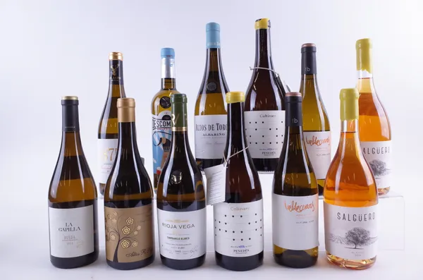 TWELVE BOTTLES SPANISH WHITE WINE