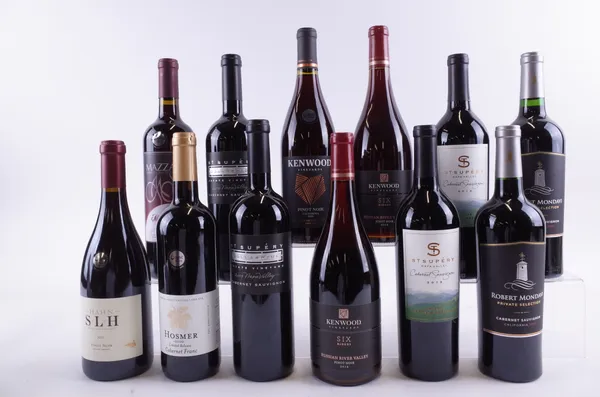 TWELVE BOTTLES AMERICAN RED WINE