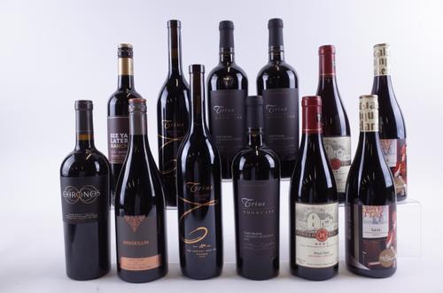 TWELVE BOTTLES CANADIAN RED WINE