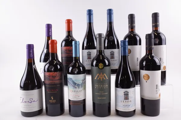 TWELVE BOTTLES CHILEAN RED WINE