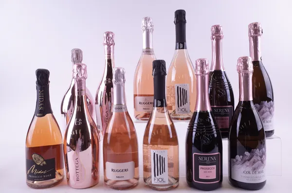 TWELVE BOTTLES ITALIAN SPARKLING ROSÉ WINE