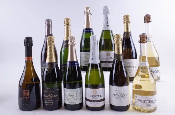 TWELVE BOTTLES SPANISH SPARKLING WINE