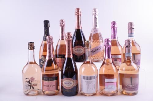 TWELVE BOTTLES PROSECCO ROSÉ