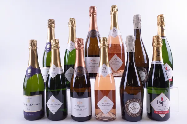 TWELVE BOTTLES FRENCH SPARKLING WINE