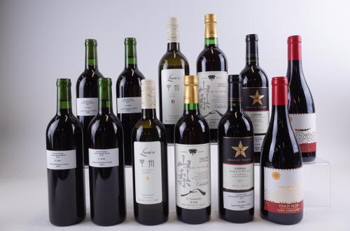 TWELVE BOTTLES JAPANESE RED WINE