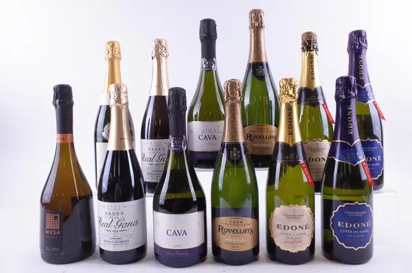 TWELVE BOTTLES SPANISH SPARKLING WINE